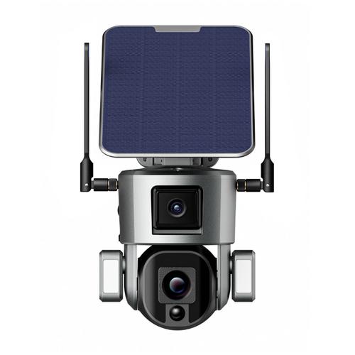 室外wifi太陽能攝像頭戶外無電無網360度4g手機遠程高清夜視監控